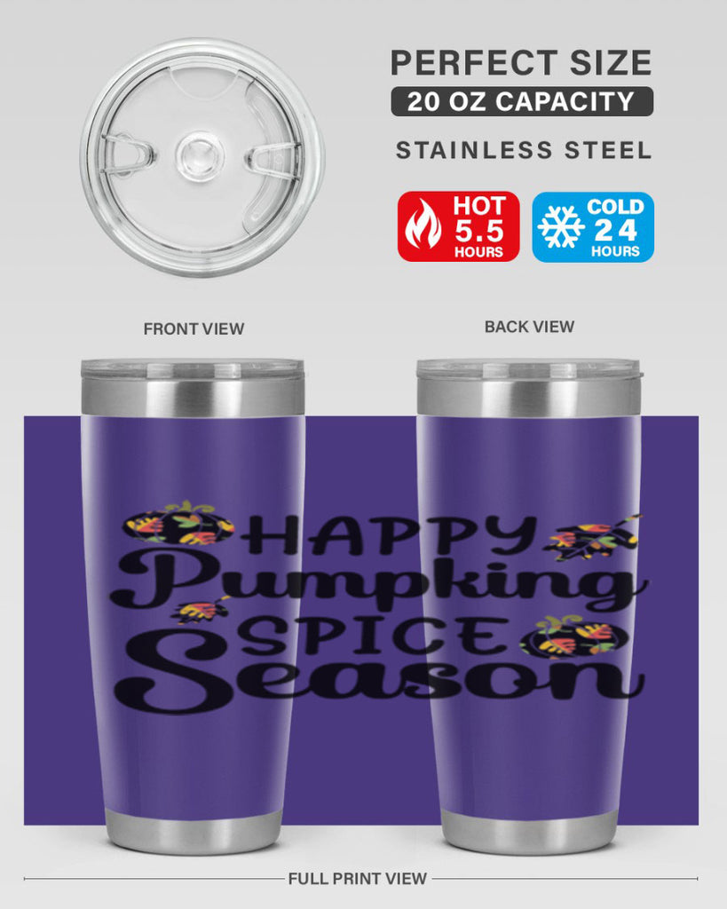 Happypumpkinspiceseason 258#- fall- Tumbler