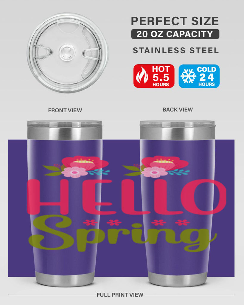 Hello Spring 186#- spring- Tumbler