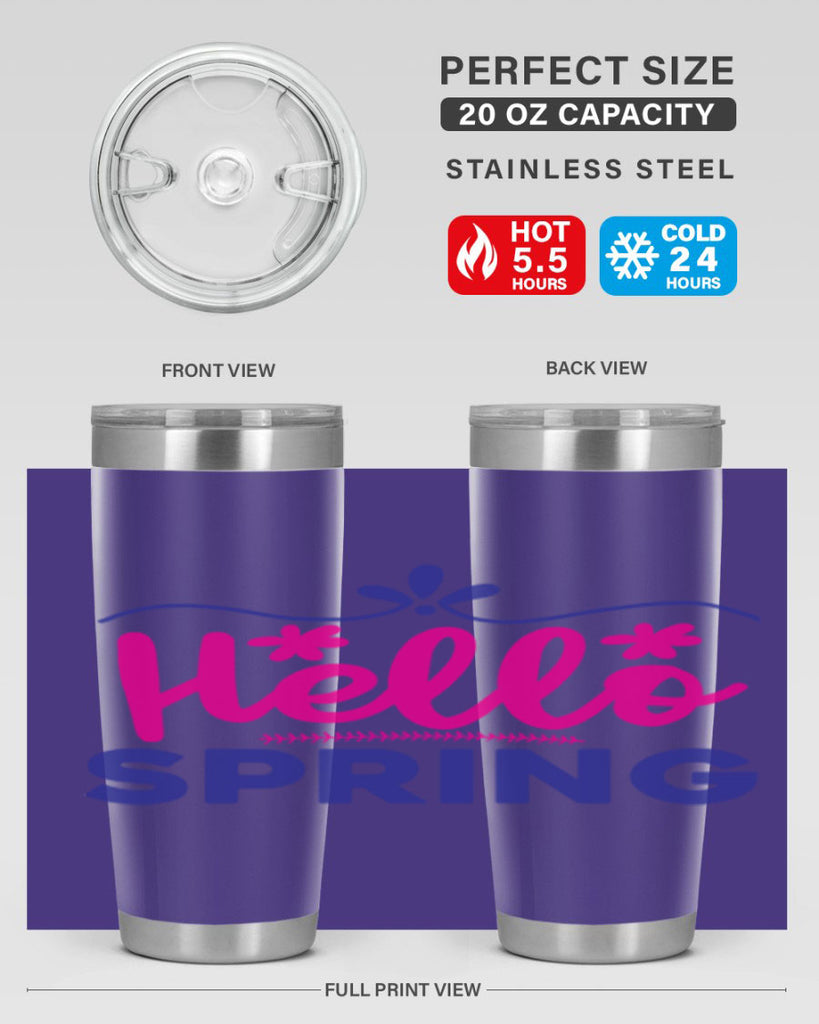 Hello Spring 212#- spring- Tumbler