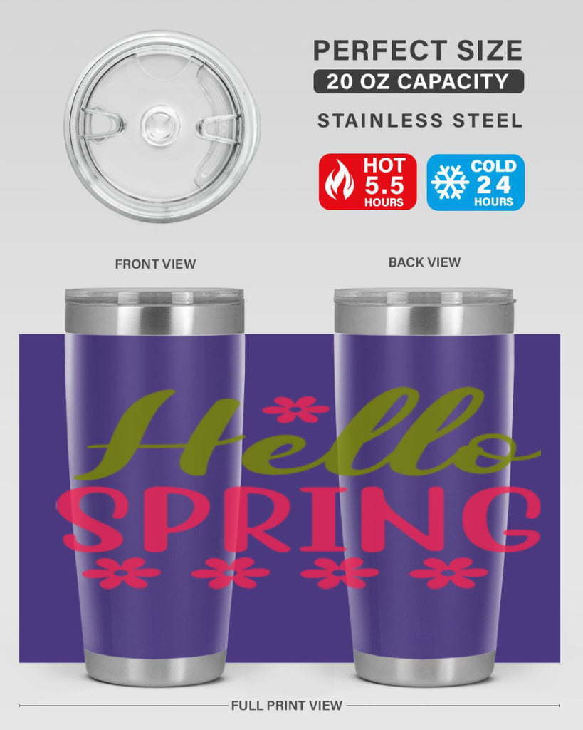 Hello Spring 213#- spring- Tumbler