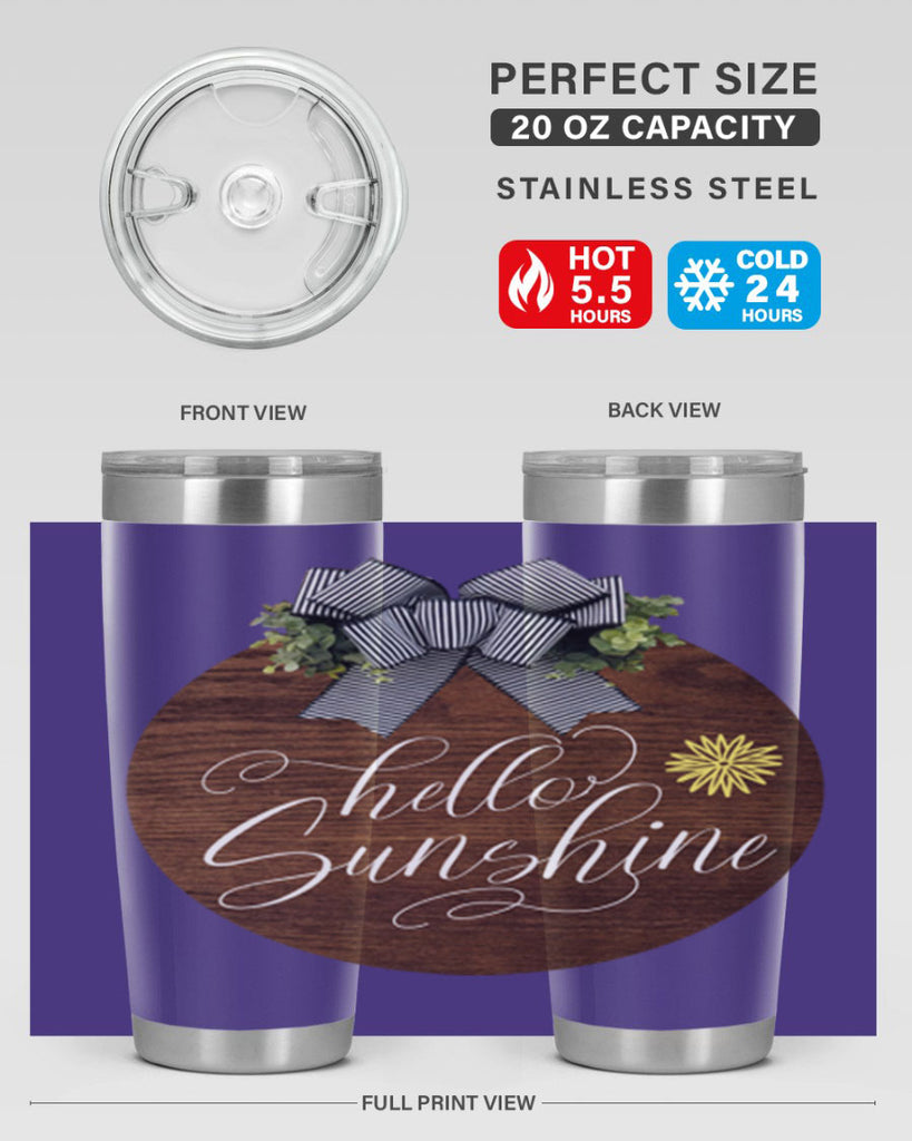 Hello Spring Lettering Mockup200#- spring- Tumbler