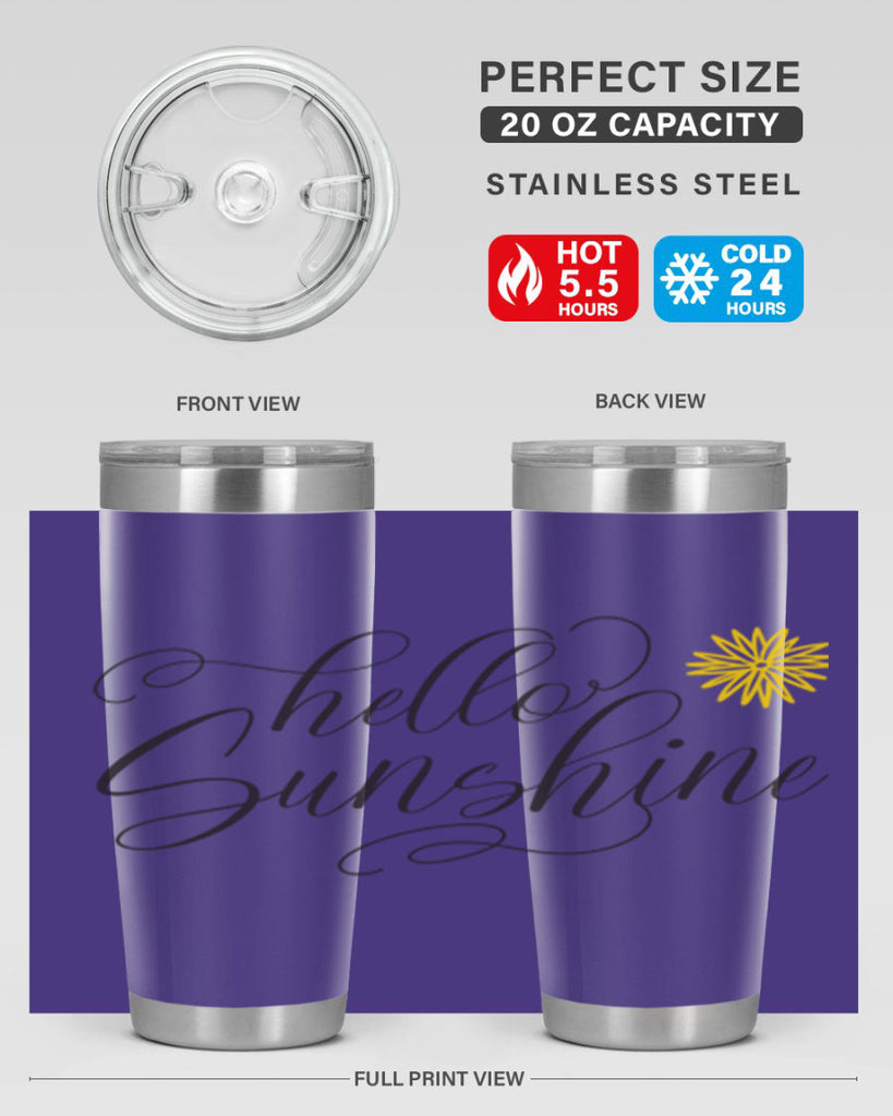 Hello Spring Lettering201#- spring- Tumbler