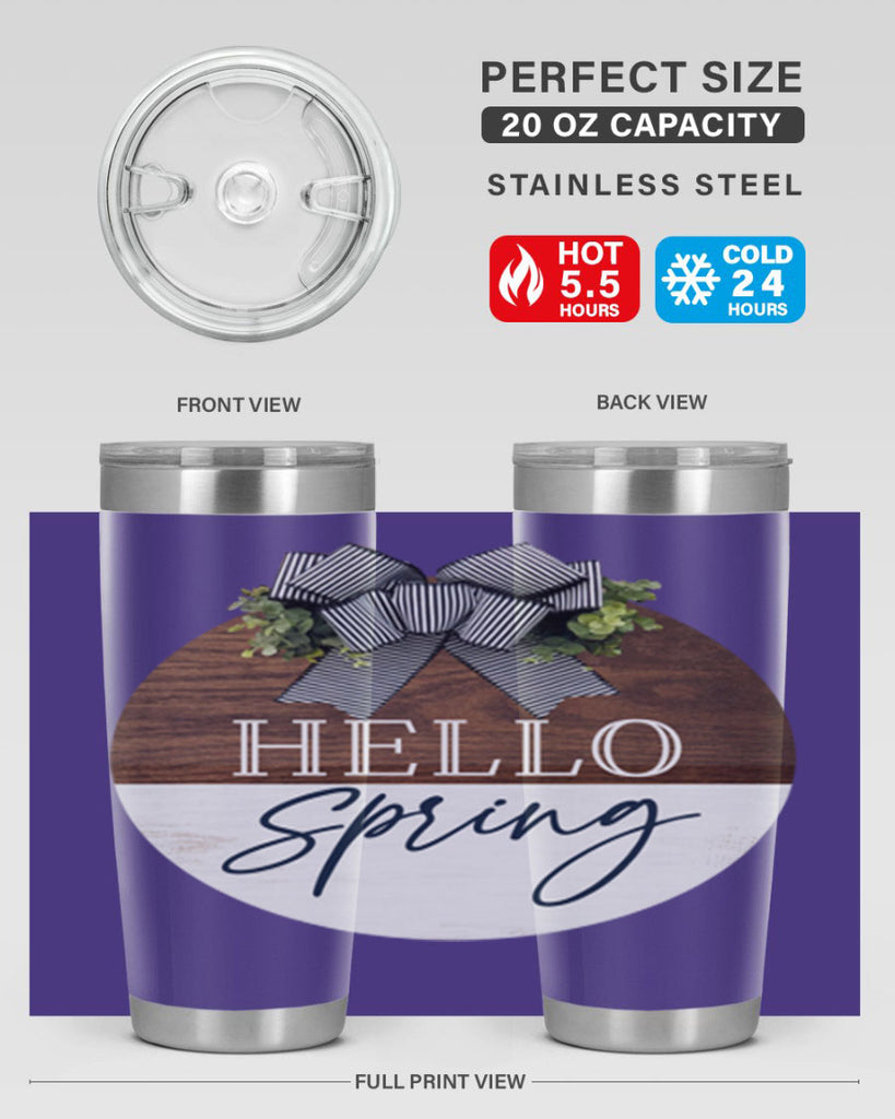 Hello Spring basic Mockup187#- spring- Tumbler