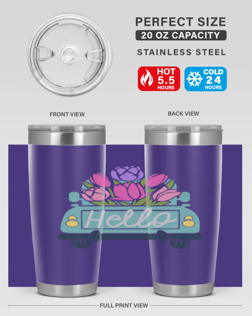 Hello Truck218#- spring- Tumbler