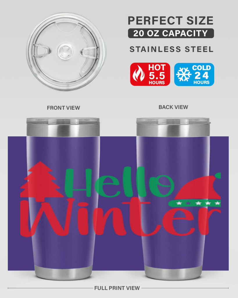 Hello Winter 180#- winter- Tumbler