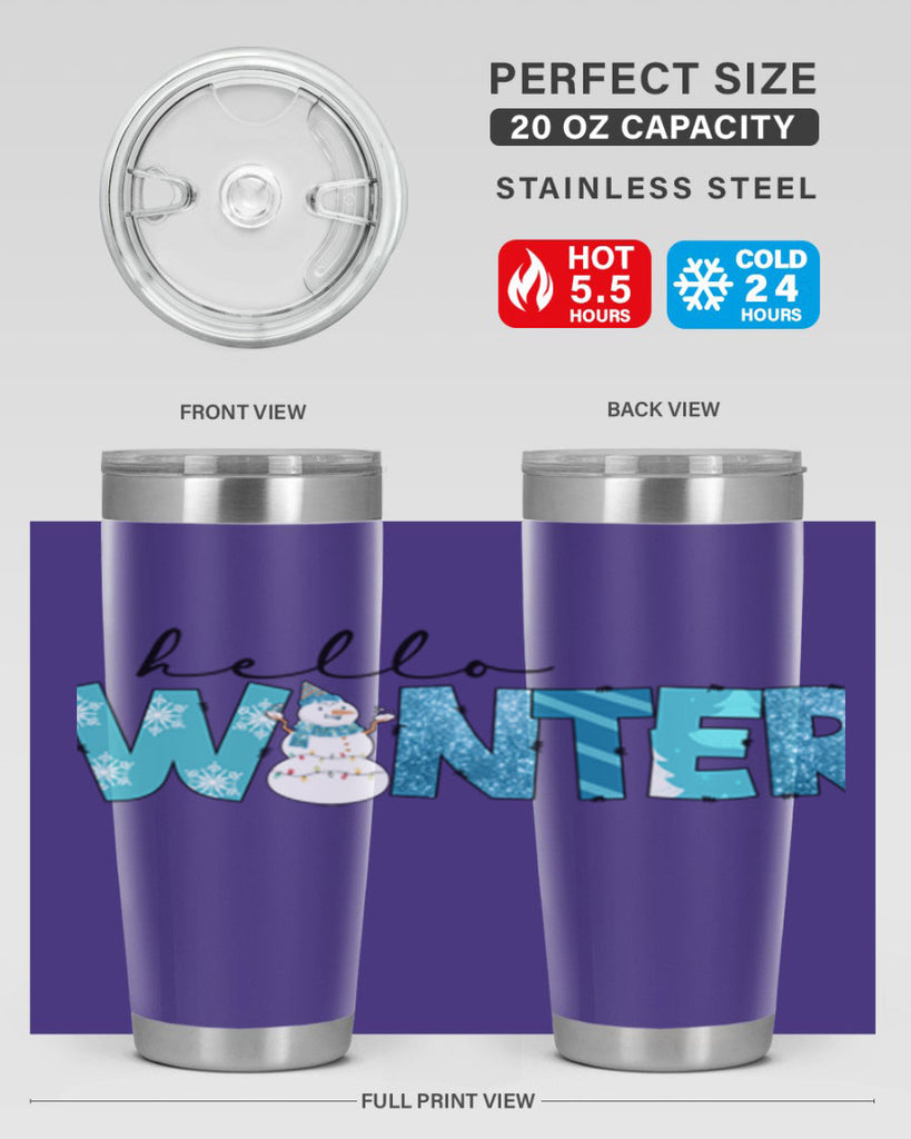 Hello Winter 188#- winter- Tumbler