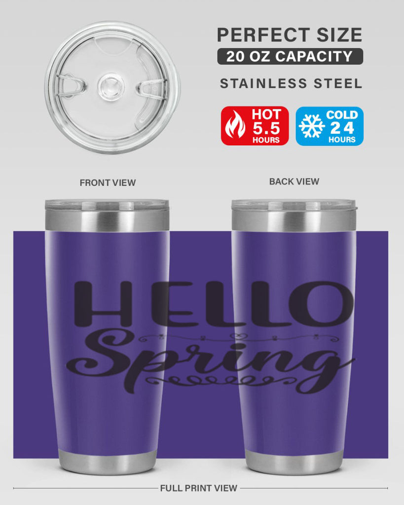 Hello spring 185#- spring- Tumbler