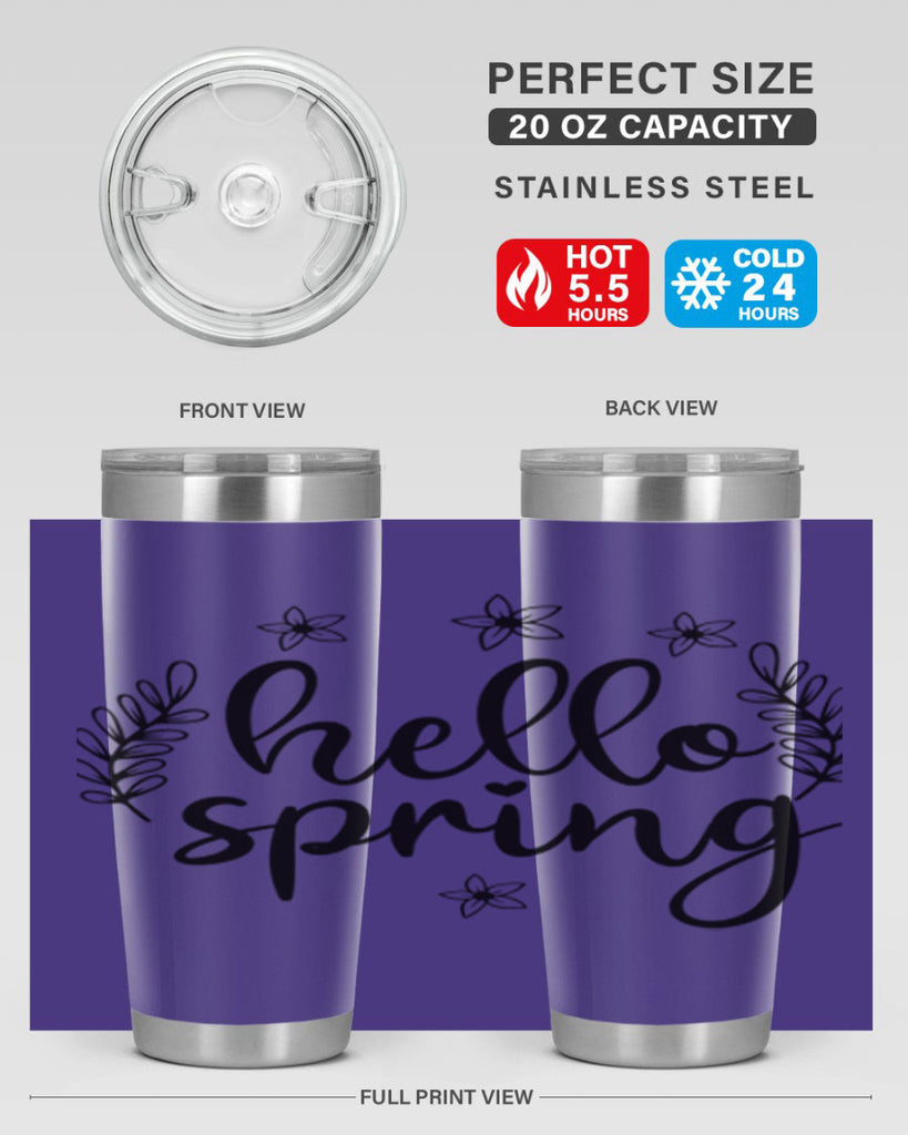 Hello spring design  221#- spring- Tumbler