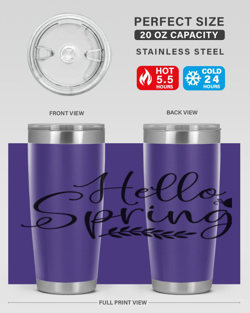 Hello spring design  222#- spring- Tumbler
