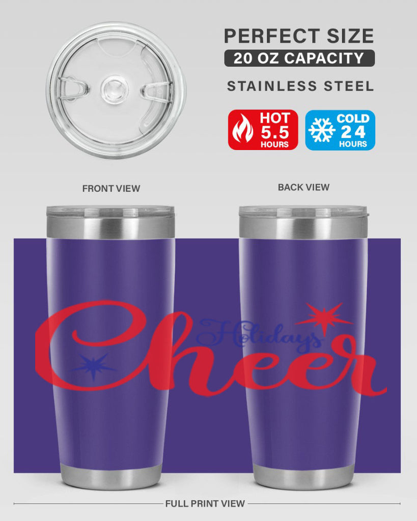 Holidays Cheer 191#- winter- Tumbler