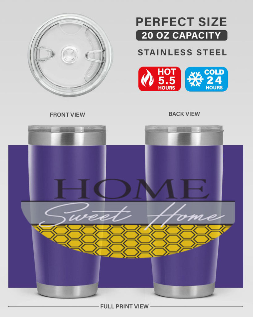 Home Sweet Home Hive lines246#- spring- Tumbler