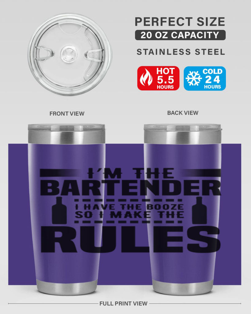 I am the Bartender Style 2#- bartender- tumbler