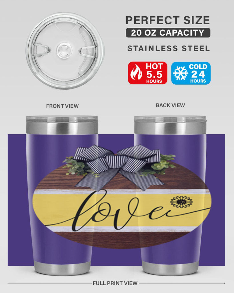 Love and daisy Mockup326#- spring- Tumbler