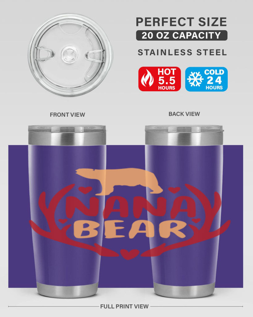 Nana bear 12#- grandma - nana- Tumbler