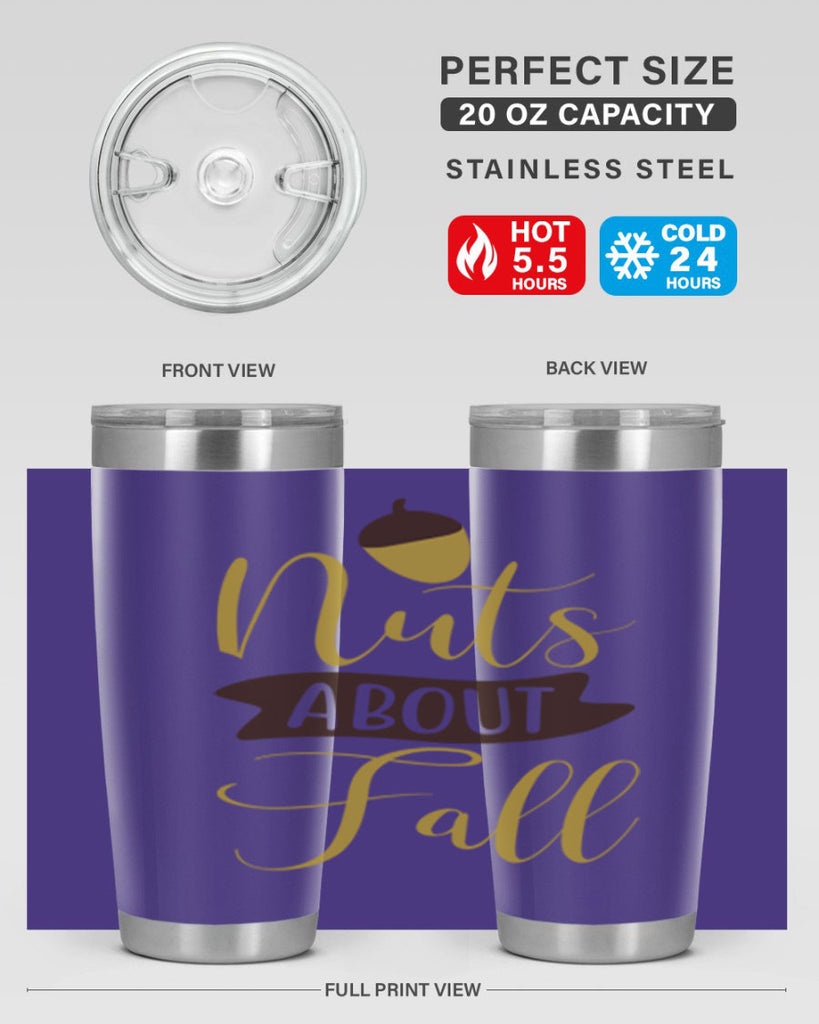Nuts About Fall 442#- fall- Tumbler