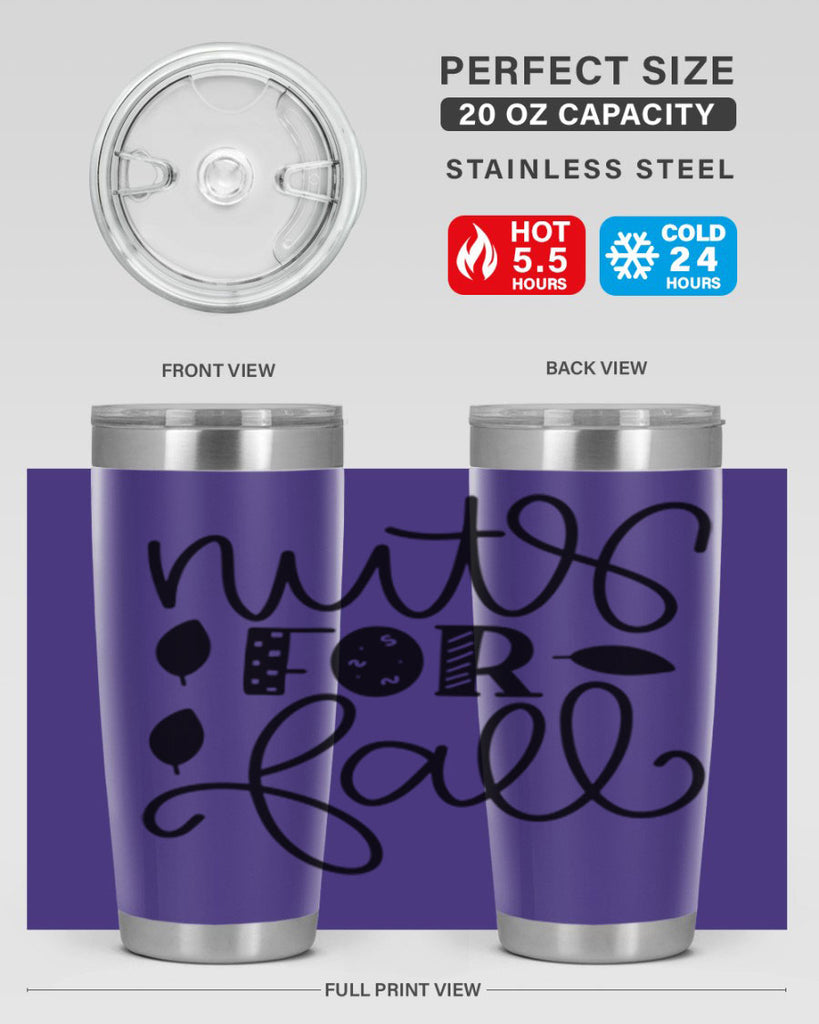 Nuts For Fall 446#- fall- Tumbler