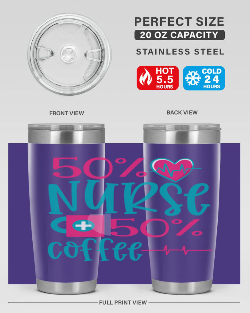Percent Nurse Percent Coffee Style Style 60#- nurse- tumbler