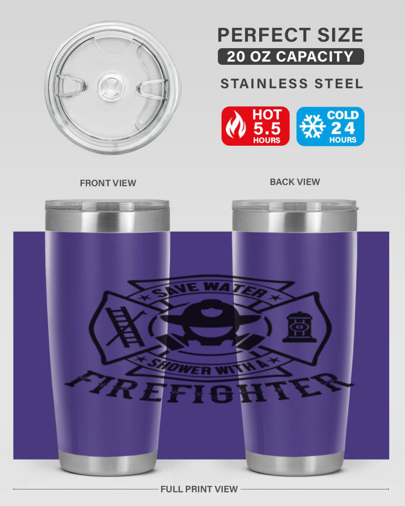 Save water Style 34#- fire fighter- tumbler