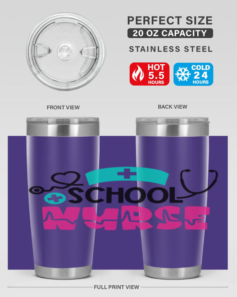School Nurse Style Style 50#- nurse- tumbler