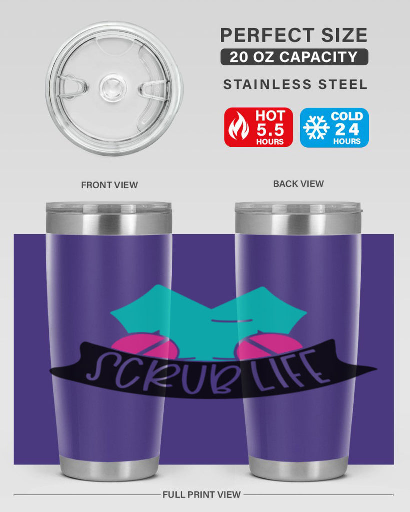 Scrub Life Style Style 45#- nurse- tumbler