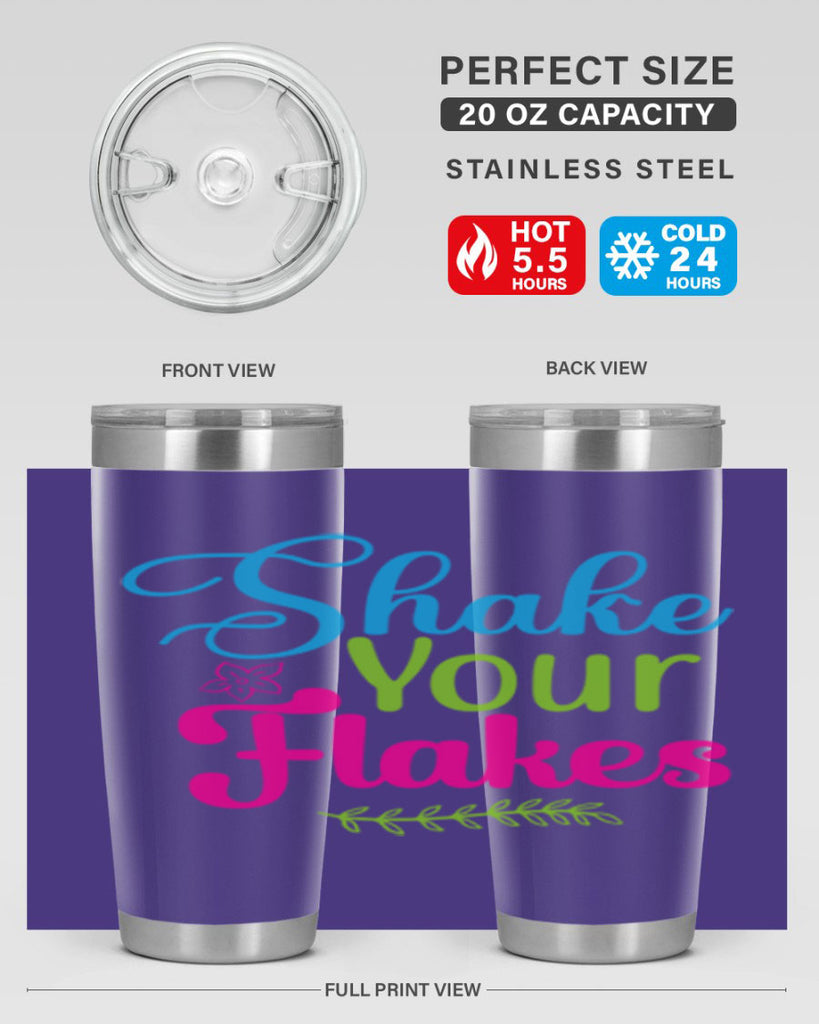 Shake Your Flakes 356#- winter- Tumbler