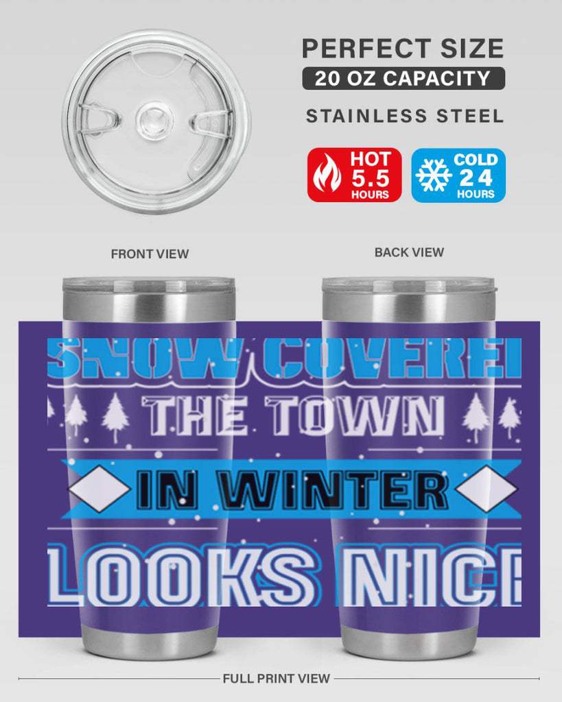 Snow Covered Winter 365#- winter- Tumbler