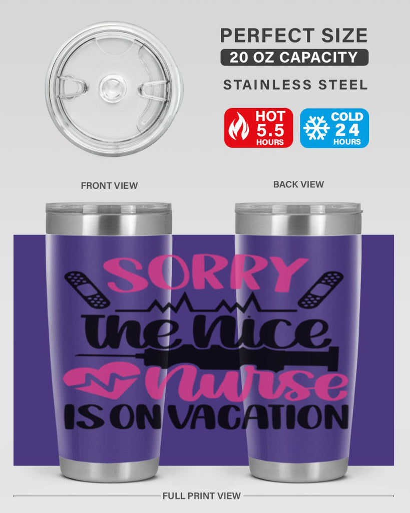 Sorry The Nice Nurse Style Style 28#- nurse- tumbler