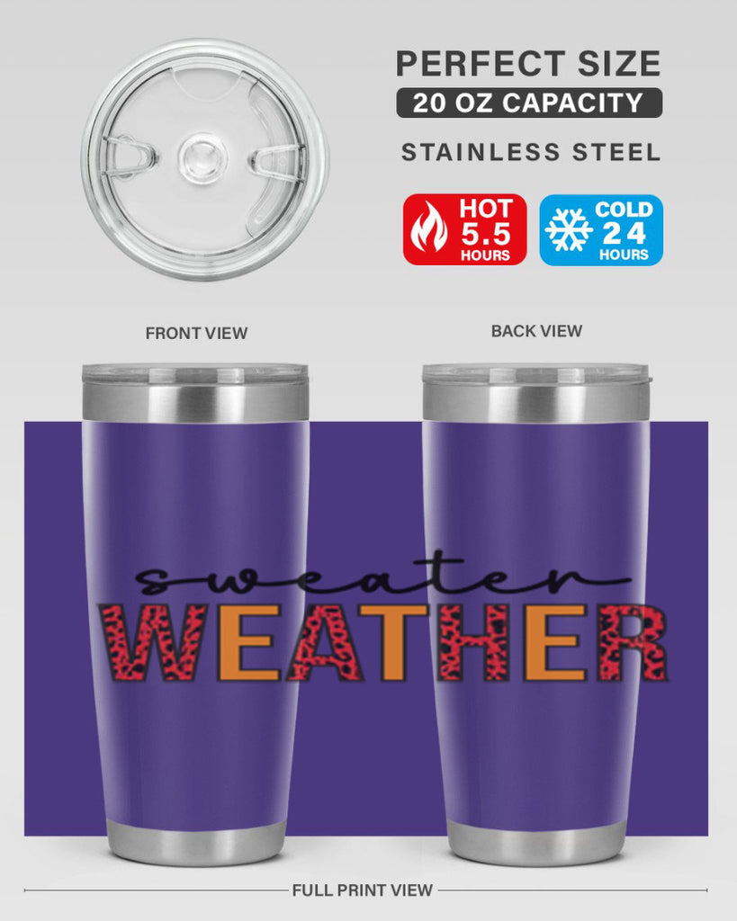 Sweater Weather 587#- fall- Tumbler