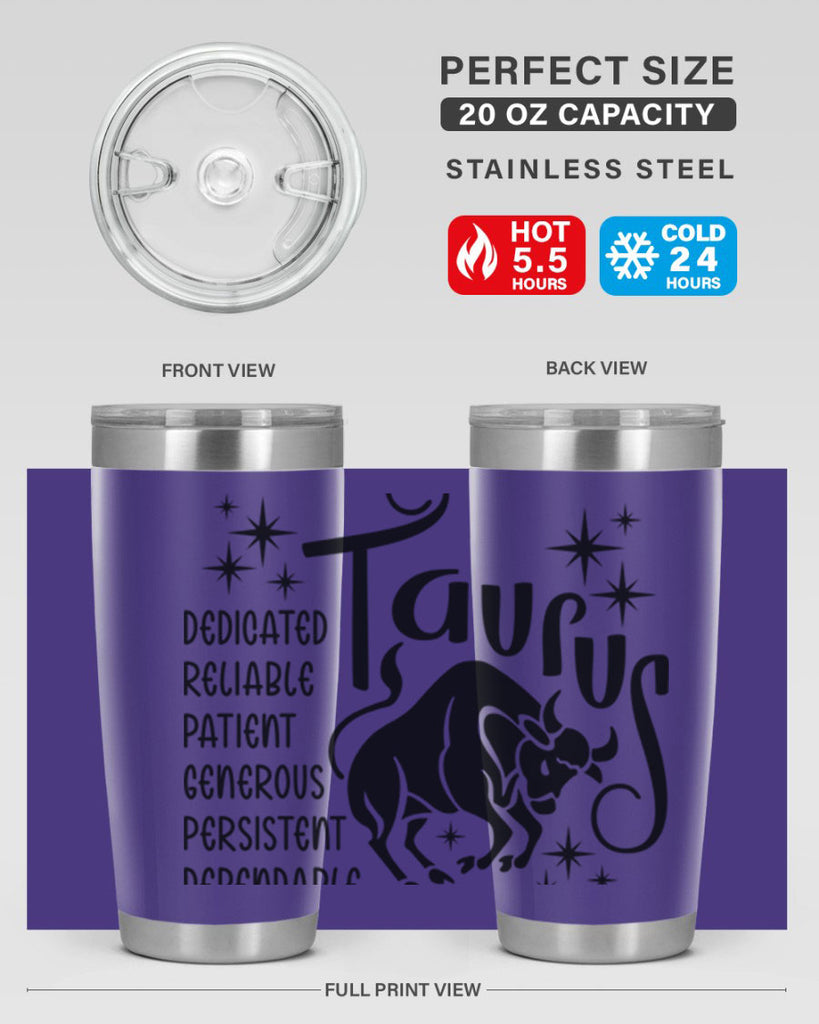 Taurus 486#- zodiac- Tumbler