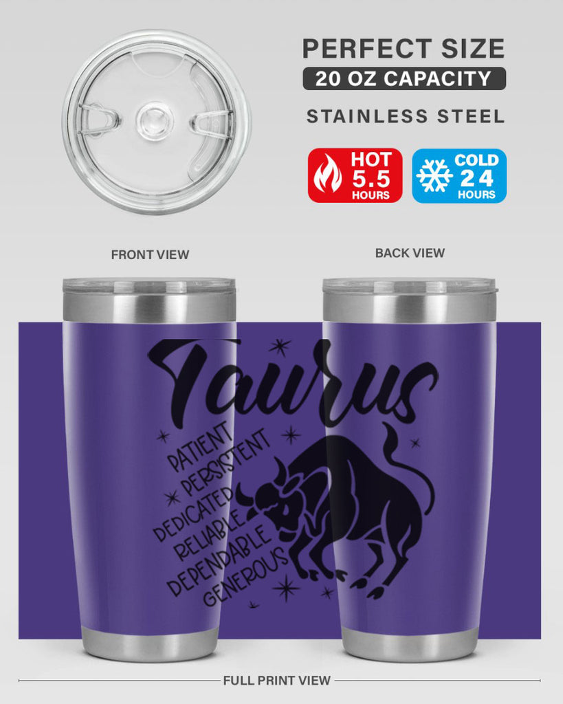Taurus 492#- zodiac- Tumbler