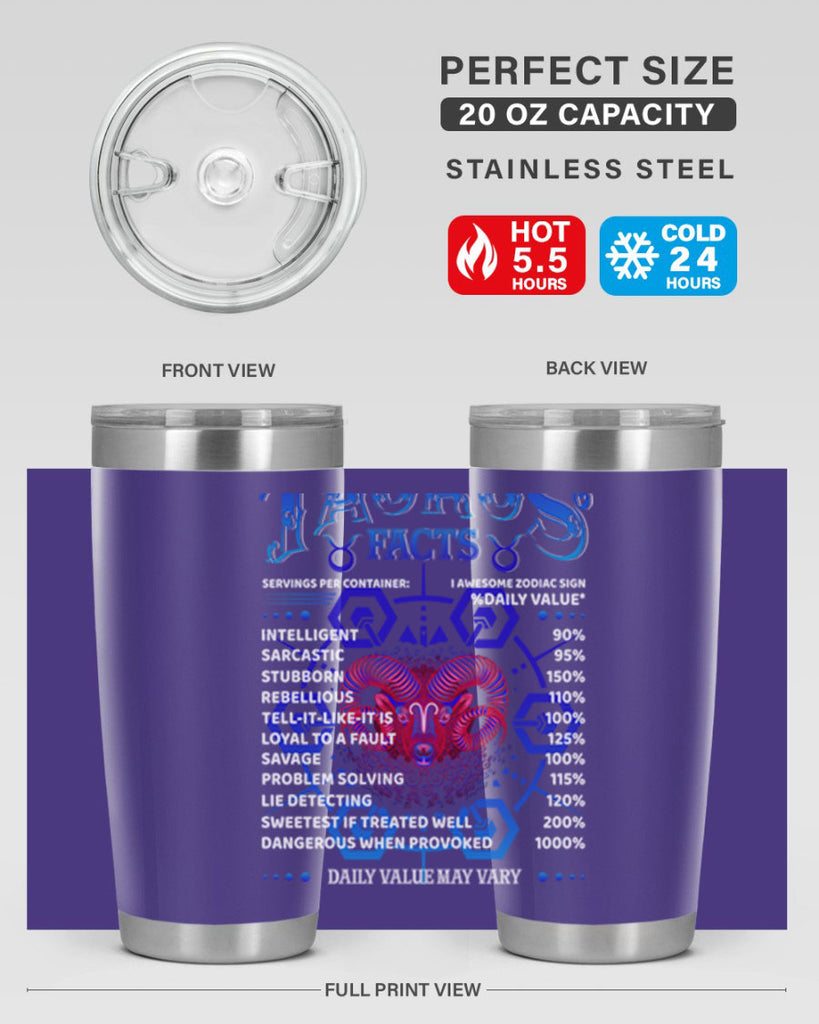 Taurus 496#- zodiac- Tumbler