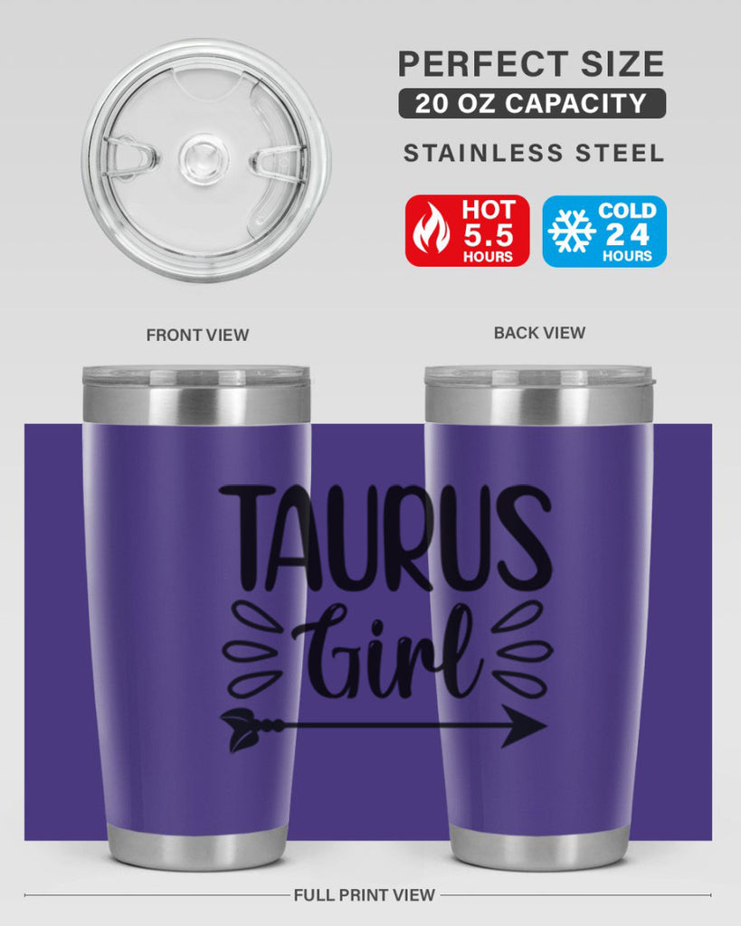 Taurus girl 500#- zodiac- Tumbler