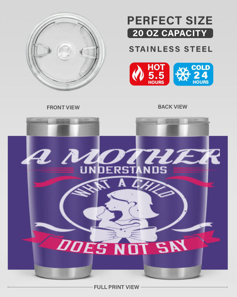 a mother understands 8#- mothers day- Tumbler