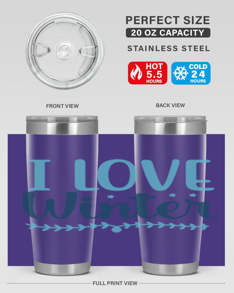 i love winter 226#- winter- Tumbler