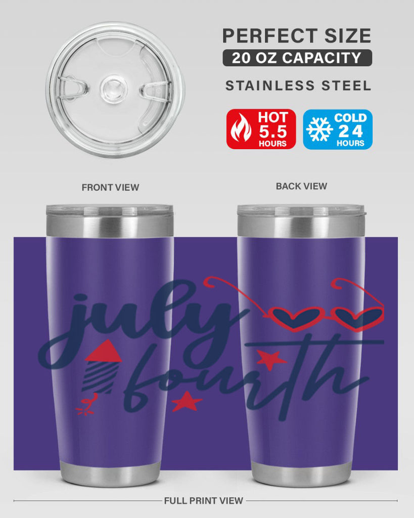 july fourth Style 70#- Fourt Of July- Tumbler