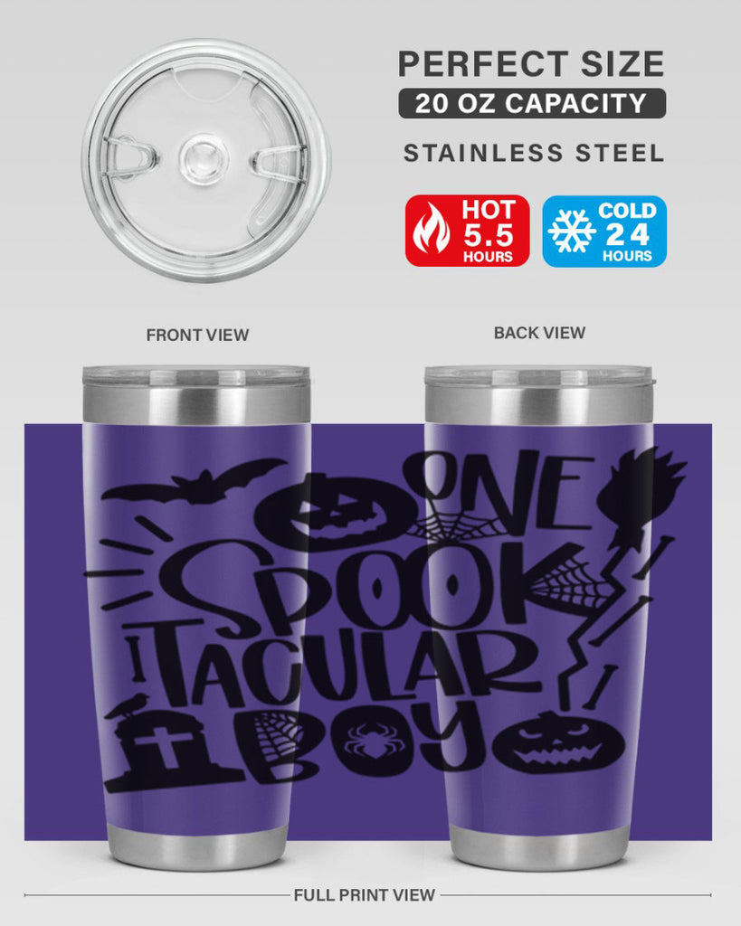 one spooktacular boy 38#- halloween- Tumbler