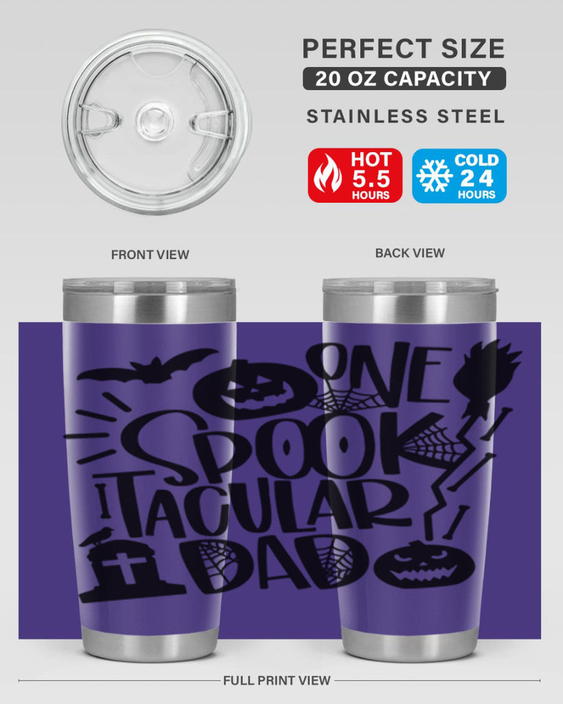 one spooktacular dad 37#- halloween- Tumbler