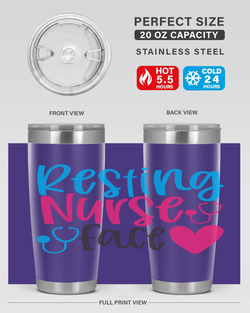 resting nurse face Style Style 56#- nurse- tumbler