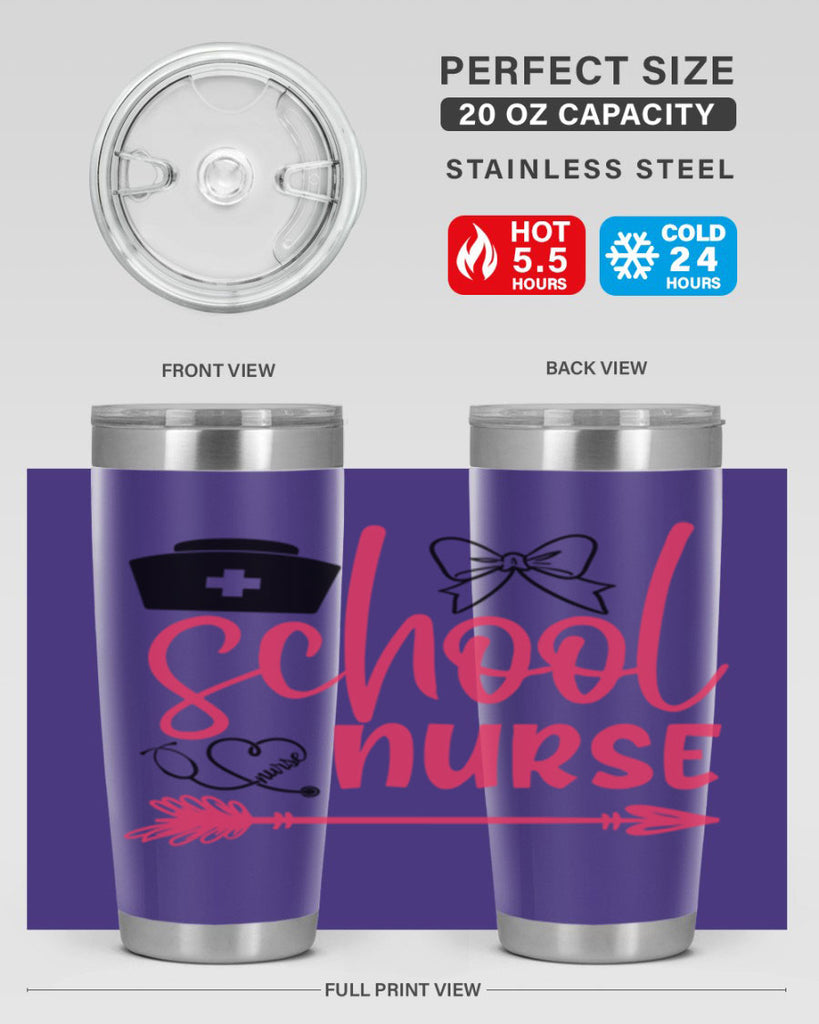 school nurse Style 354#- nurse- tumbler