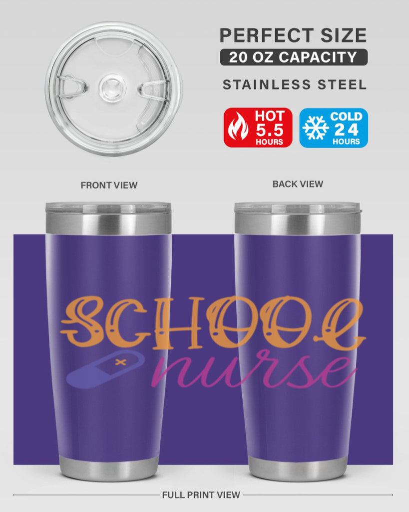 school nurse Style Style 48#- nurse- tumbler