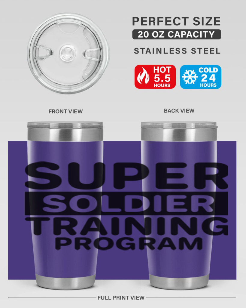 super soldier training program 397#- winter- Tumbler