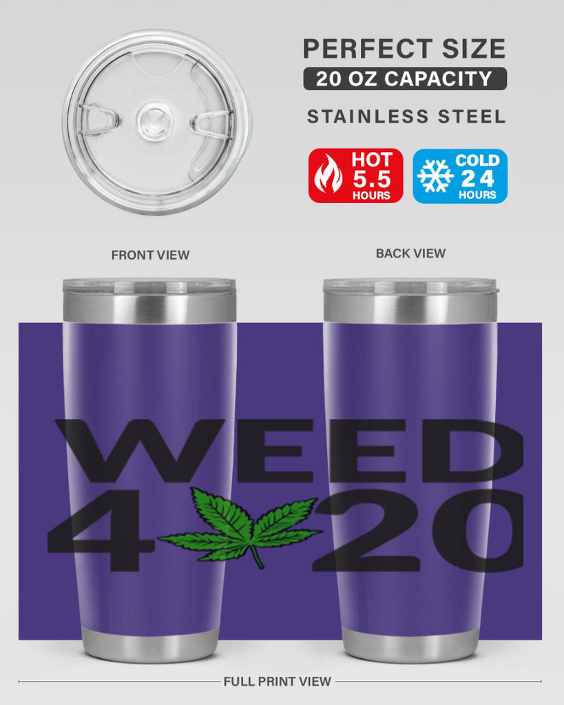 weed 420 282#- marijuana- Tumbler