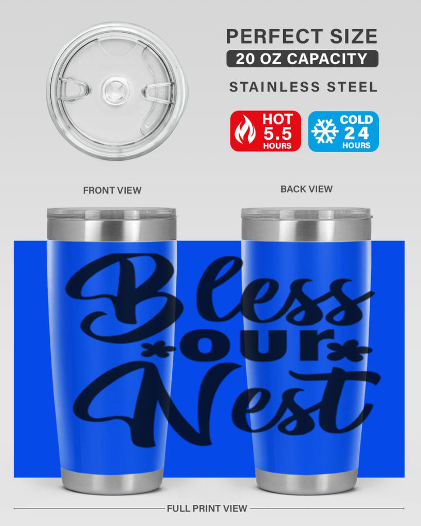 Bless our nest  design 70#- spring- Tumbler