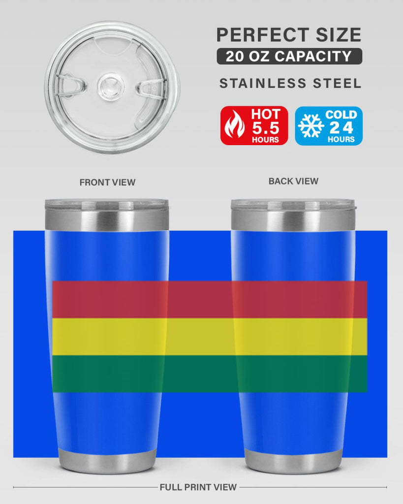 Bolivia 177#- world flags- Tumbler