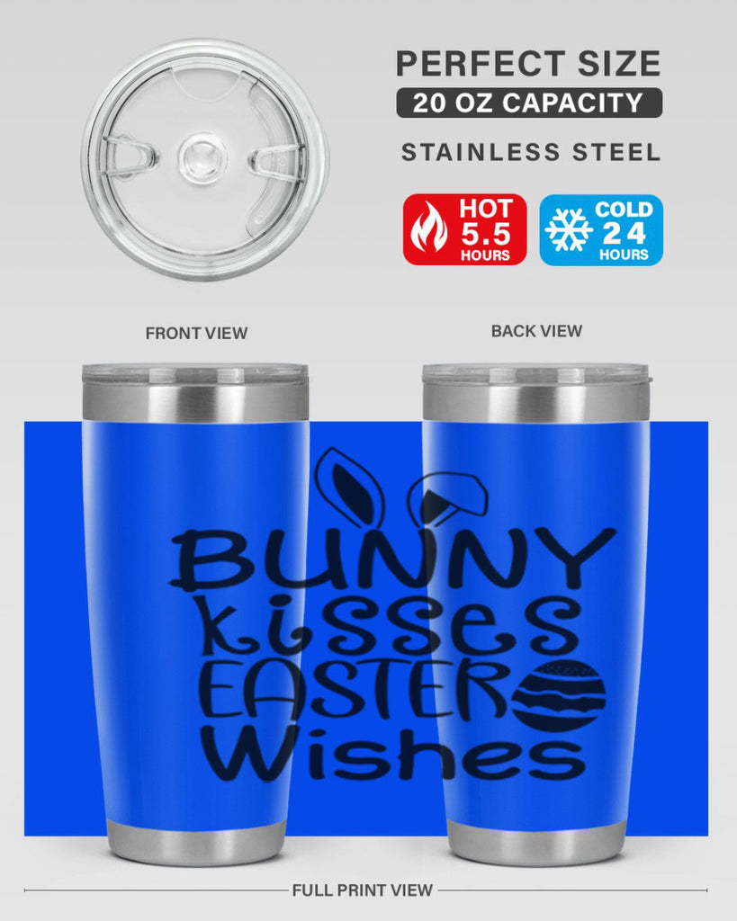 Bunny kisses easter wishes  94#- spring- Tumbler