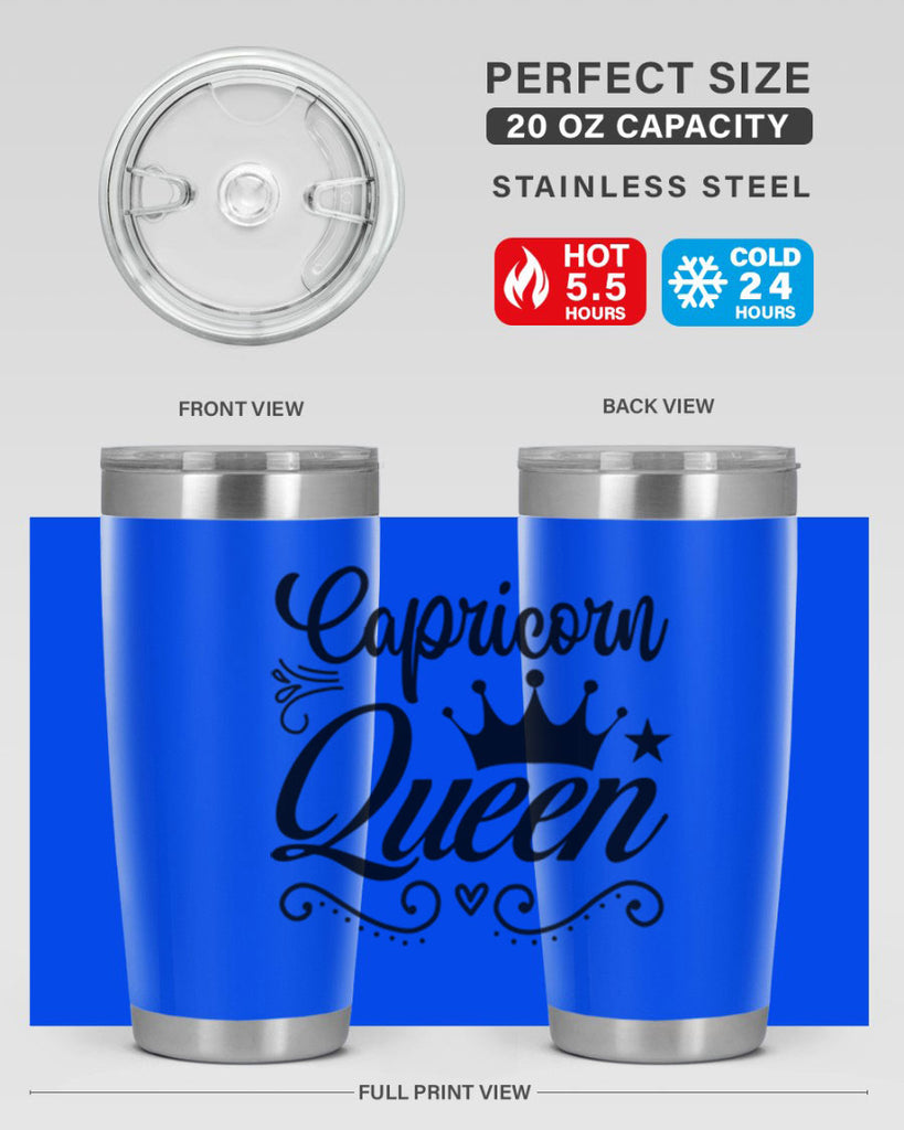 Capricorn queen 196#- zodiac- Tumbler