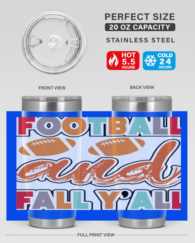 FootballandFallYall 186#- fall- Tumbler