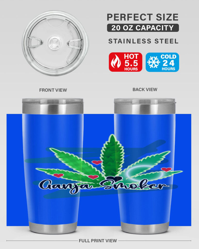 Ganja Smoker 88#- marijuana- Tumbler