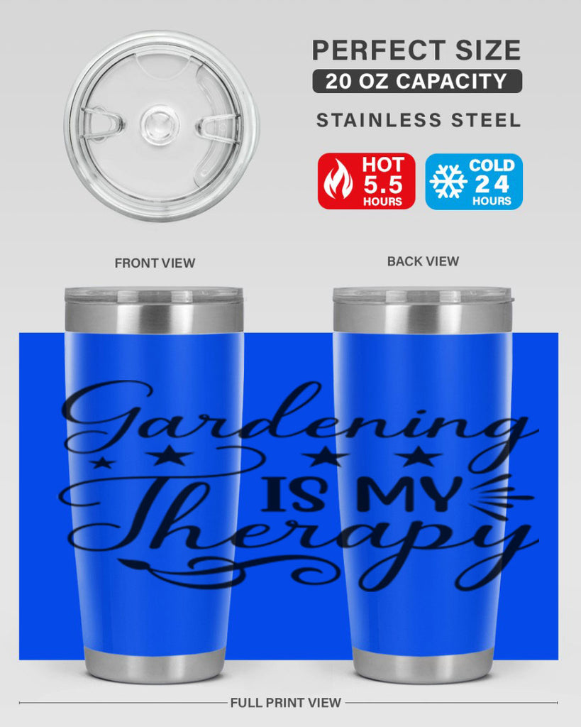 Gardening is My Therapy 145#- spring- Tumbler