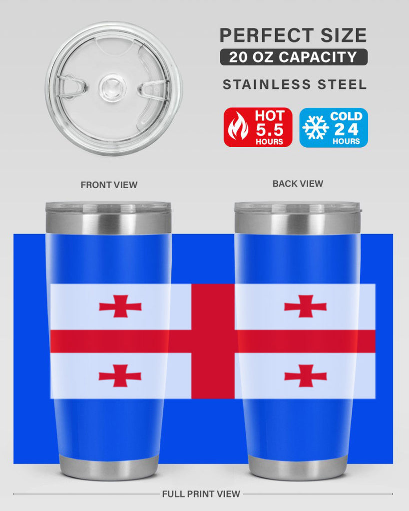 Georgia 134#- world flags- Tumbler